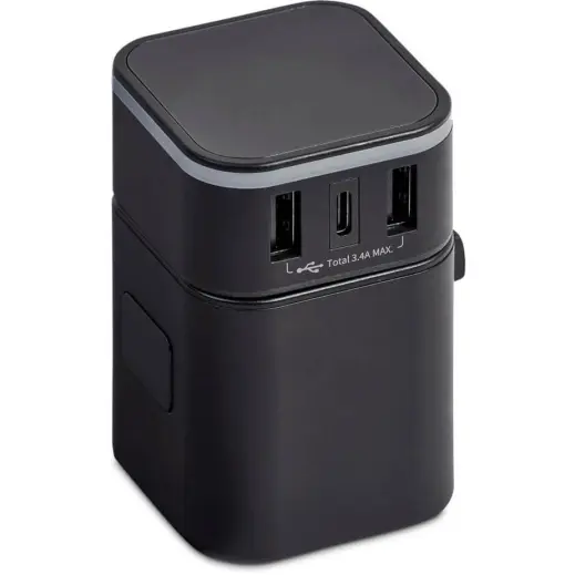 Swiss Cougar Frankfurt World Travel Adaptor Unbranded